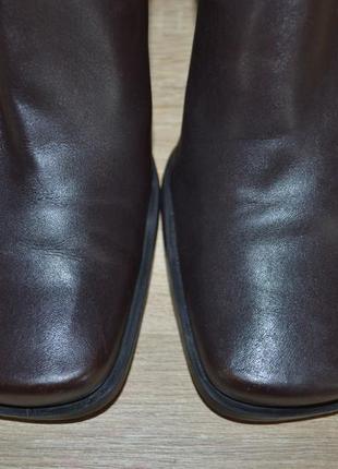 Р. 39 - 25,5 см. демисезонные полусапожки. кожаная женская обувь.2 фото