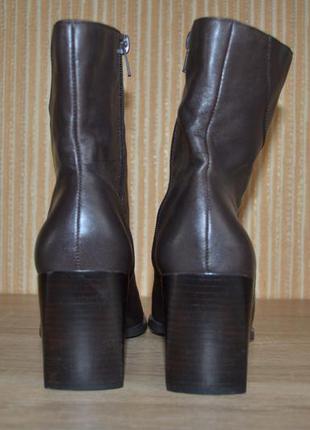 Р. 39 - 25,5 см. демисезонные полусапожки. кожаная женская обувь.4 фото
