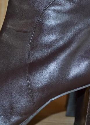 Р. 39 - 25,5 см. демисезонные полусапожки. кожаная женская обувь.5 фото
