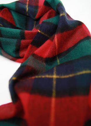 Широкий кашемировый шарф drakes, шотландия3 фото