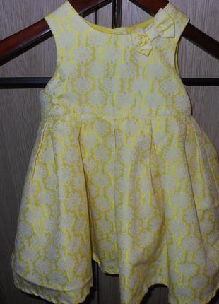 Красивейшее нарядное платье для маленькой модницы mothercare3 фото