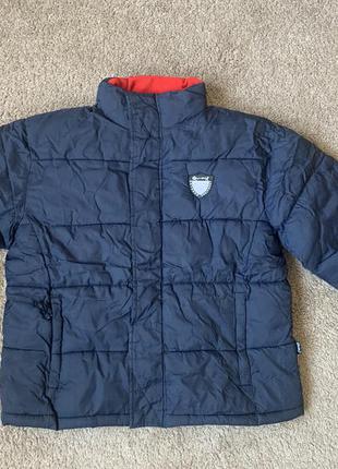 Куртка дутик тепла синя chamonix на підлітка