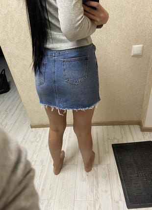 Модная джинсовая юбка denim co3 фото