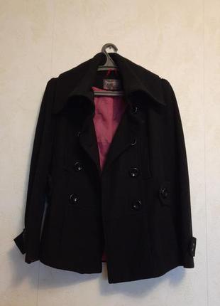 Стильное фирменное деми пальто new look р.158 xs.