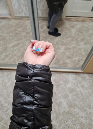Ультралегкий тонкий пуховик, длинная куртка, удлиненная деми куртка5 фото