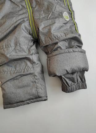 Напівкомбінезон мембранні штани лижні coccodrillo 80 см на 12 місяців 1 рік7 фото