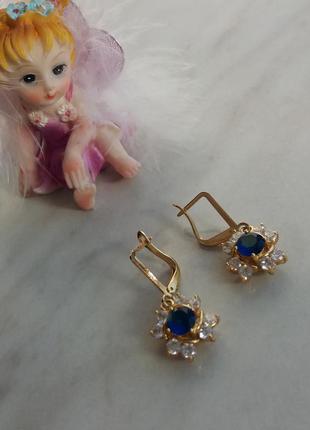 Серьги "цветочки"