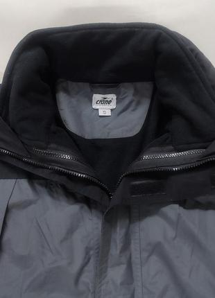Crane techtex темно-сіра куртка з теплою підкладкою.2 фото