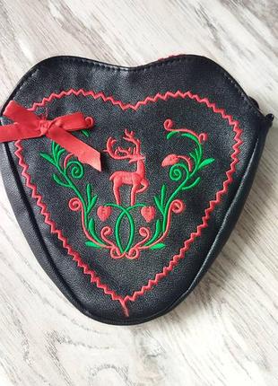 Жіночий клатч гаманець із шкірзамінника б/у