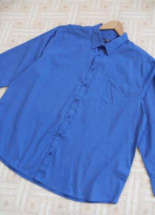 Синя сорочка, розмір євро 47/48 (3xl/4xl)