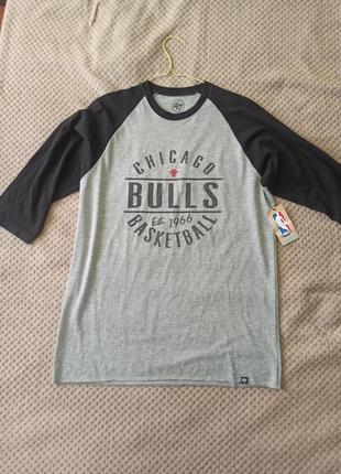 Мужская футболка мерч chicago bulls