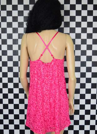 Платье розовое в паетки цветочки свободное блестящее3 фото
