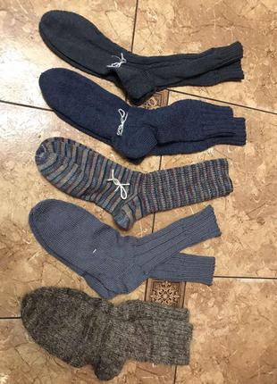 В'язані теплі шкарпетки