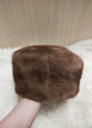 Шапка из меха норки4 фото