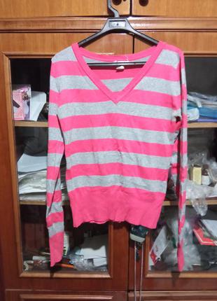 Рожева Кофта в смужку