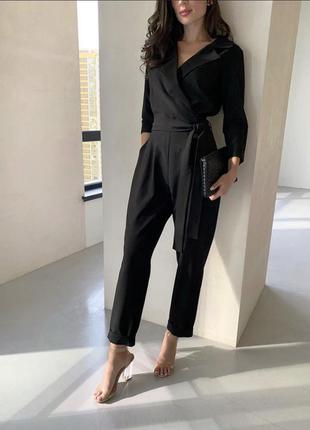 Новый стильный брючный комбез, комбинезон брючный,комбез с запахом