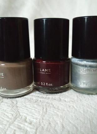 💅oriflame  лак для ногтей: бордовый🇲🇦, беж🛡️8 мл10 фото