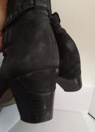 Женские кожаные осенние сапоги , демисезонные сапожки, деми3 фото