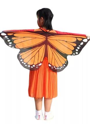 Крылья бабочки 3-8 лет оранжевые