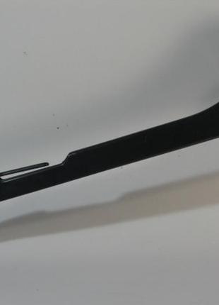 Плечики чёрные пластиковые 38см с металлическим крючком для женских футболок3 фото