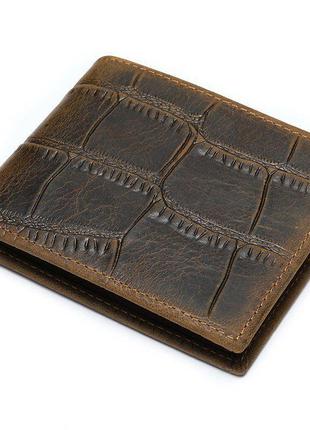 Бумажник горизонтальный vintage 20042 коричневый, коричневый9 фото