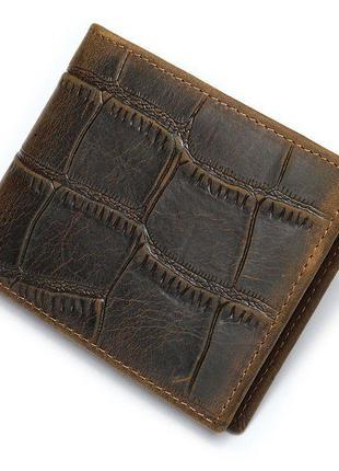 Бумажник горизонтальный vintage 20042 коричневый, коричневый8 фото