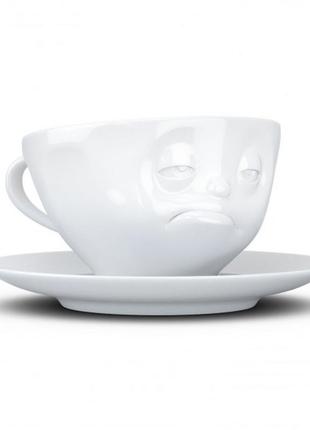 Чашка з блюдцем для кави tassen "спантеличений" (200 мл), фарфор4 фото
