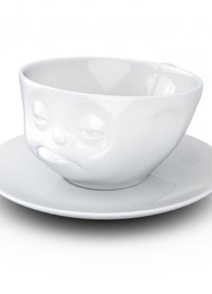 Чашка з блюдцем для кави tassen "спантеличений" (200 мл), фарфор6 фото