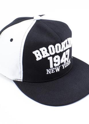 Стильная и удобная кепка, бейсболка new wear аа18001. черная. рэперка универсальный размер. красивый принт3 фото