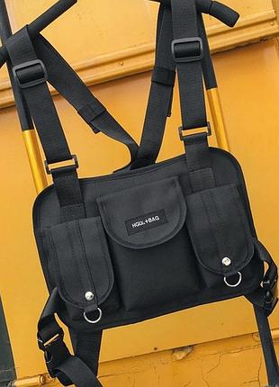 Нагрудная сумка hgul+bag bd6409 черная