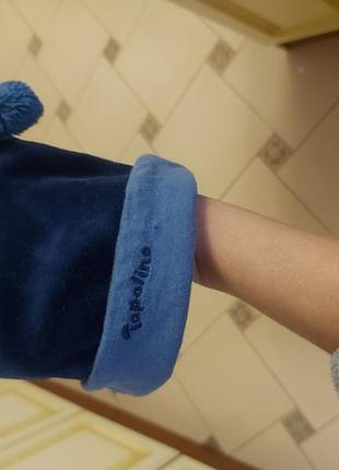 Велюрова шапка на підкладці