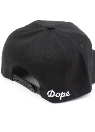 Стильная и удобная кепка, бейсболка new wear аа8001. черная dope. рэперка универсальный размер. красивый принт7 фото