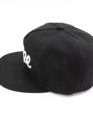 Стильная и удобная кепка, бейсболка new wear аа8001. черная dope. рэперка универсальный размер. красивый принт4 фото