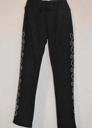 Зимние детские лосины для девочек с начесом 116, 122, 146 размеры