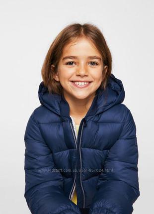 Дитяча куртка mango роз 7-8 9-10 13-141 фото