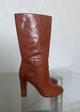 Черевики на осінь рудого кольору