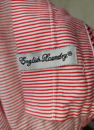 English laundry котонова сорочка в полоску6 фото