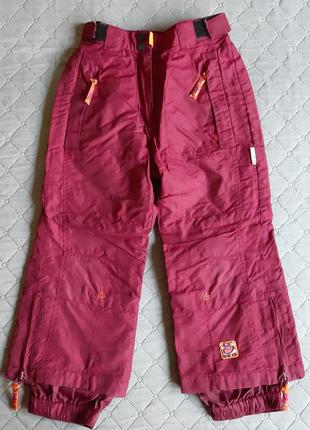 Штаны осень зимние мембранные непромокаемые лыжные полукомбинезон artoni