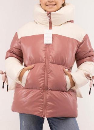 Модная куртка пуфер зима3 фото