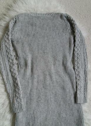 Теплое платье-свитер с карманами primark6 фото