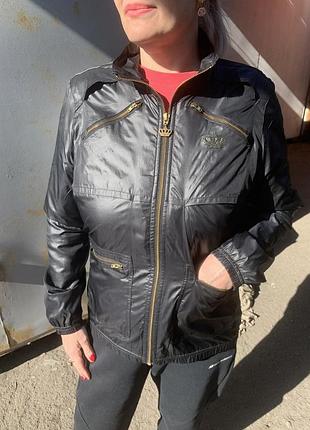 Чёрная ветровка чёрная спортивная куртка ветровка адидас