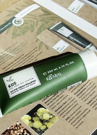 Трихологический крем-шампунь на основі сірки 250 мл, kaaral к05