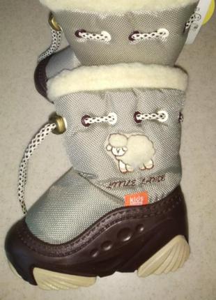 Чоботи дутики сноубутсы демар літтель ламб бежевий р. 26/27,28/29 нові повна розпродаж