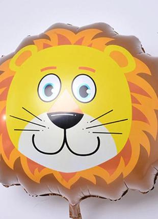 Повітряна кулька "лев" - (без гелію) 50см1 фото