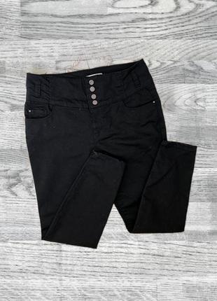 Чёрные джинсы скинни skinny на низкий невысокий рост