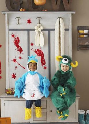 Наклейки на хэллоуин "кровь" - размер наклейки 43*30см, (расклеиваете по-желанию)