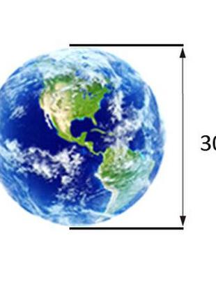 Люмінесцентна наклейка різнобарвна "луна" - діаметр 30см (вбирає світло і світиться в темряві)3 фото