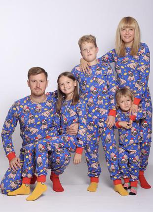 Семейные новогодние пижамы