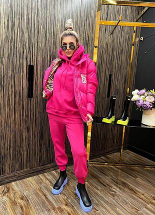 Костюм-тройка куртка пуховик дутик