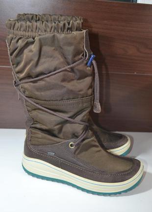 Ecco 36р зимові чоботи , черевики термо. сноубутсы снігоступи gore-tex